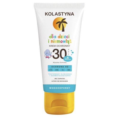 KOLASTYNA Krem ochronny dla dzieci i niemowląt SPF30  75ml