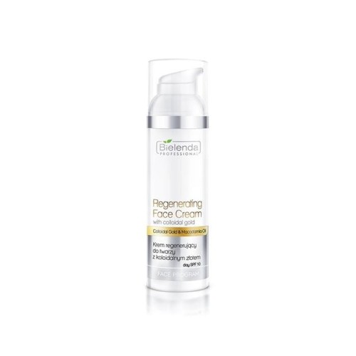BIELENDA PROFESSIONAL Krem regenerujący do twarzy SPF 10 z koloidalnym złotem 100 ml