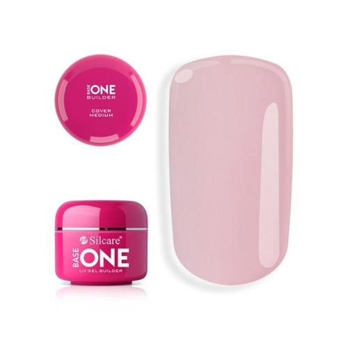 Silcare Base One UV Gel Żel budujący Cover Medium 50g