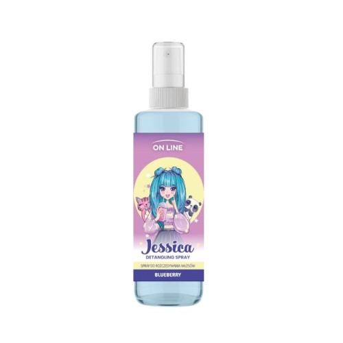 ON LINE KIDS Jessica Spray do rozczesywania włosów - Blueberry 200 ml