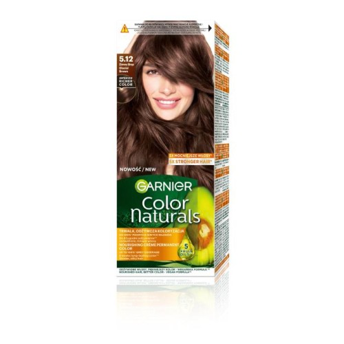 GARNIER Color Naturals Farba nr 5.12 - Zimny Brąz  1op.