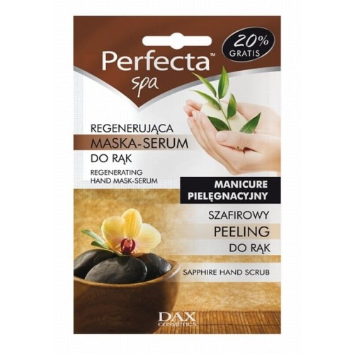 PERFECTA Spa Domowy manicure Maska-serum do rąk regeneracja nawilżenie i ochrona 1 szt.