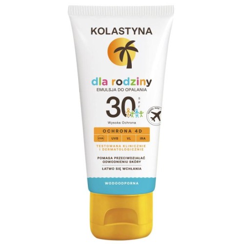 KOLASTYNA Emulsja do opalania Dla Rodziny - SPF30 (travel size) 80ml