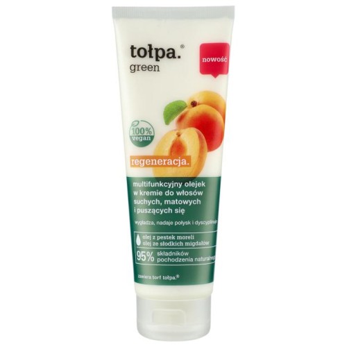 TOŁPA Green Olejek w kremie do włosów suchych, matowych i puszących się - multifunkcyjny 125 ml