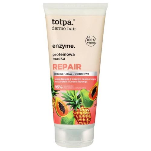 TOŁPA Dermo Hair Enzyme Proteinowa maska do włosów Repair 200 ml