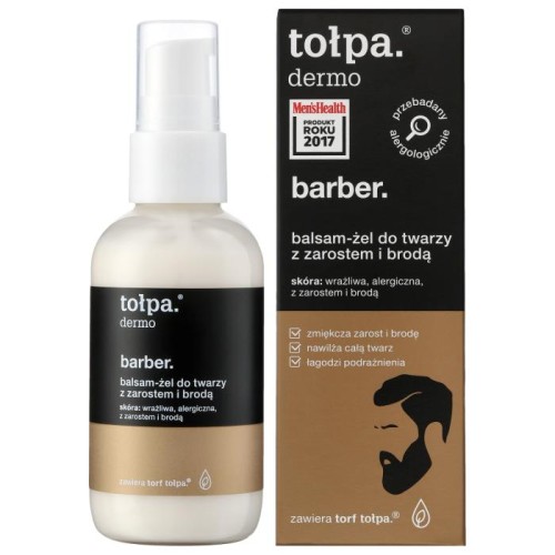 TOŁPA Dermo Barber Balsam-żel do twarzy z zarostem i brodą 75 ml