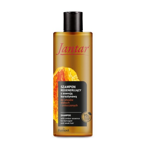 JANTAR Szampon regenerujący do włosów słabych i zniszczonych z esencją bursztynową 300 ml