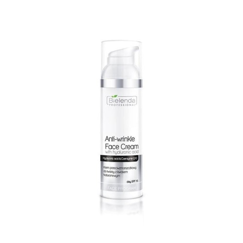 BIELENDA PROFESSIONAL Krem przeciwzmarszczkowy z kwasem hialuronowym SPF 15 na dzień 100 ml