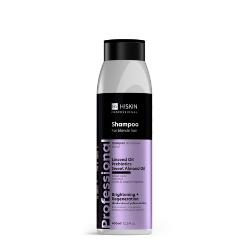 HISKIN Professional Szampon do włosów blond - rozjaśnienie i regeneracja 400 ml