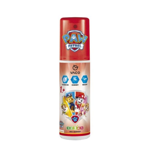 VACO Paw Patrol Płyn na komary,kleszcze i meszki - dla dzieci (1+) 90ml