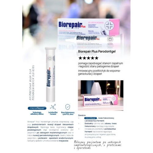 BIOREPAIR Parodontgel Żel intensywnie łagodzący 20 ml