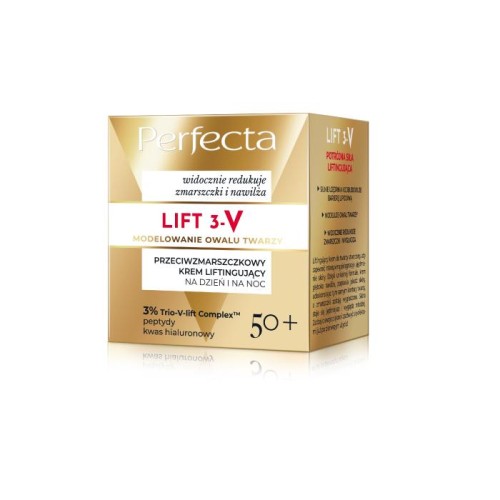 PERFECTA Lift 3-V 50+ Przeciwzmarszczkowy krem liftingujący na dzień i na noc 50 ml