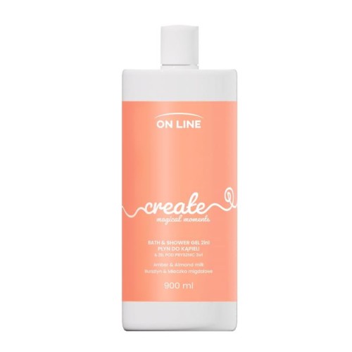 ON LINE Emocje Żel i płyn do kąpieli 2w1 Create 900 ml