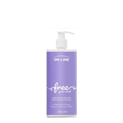 ON LINE Emocje Mydło do rąk i ciała 2w1 Free 390 ml
