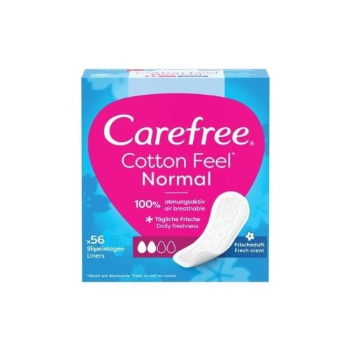 CAREFREE Cotton Feel Normal Wkładki higieniczne 1op.- 56 sztuk