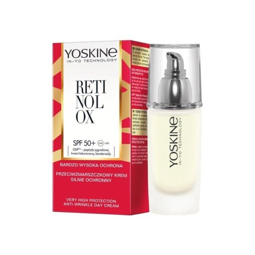 YOSKINE Retinolox 50+ Krem przeciwzmarszczkowy Silnie ochronny SPF50+ 30 ml