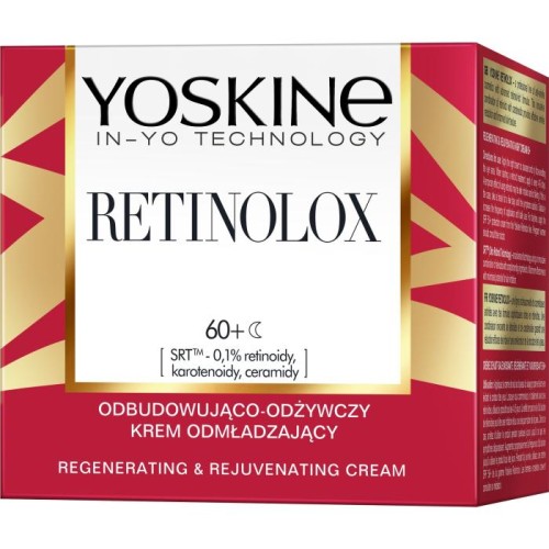 YOSKINE Retinolox 60+ Krem odmładzający na noc Odbudowujaco-odżywczy 50 ml
