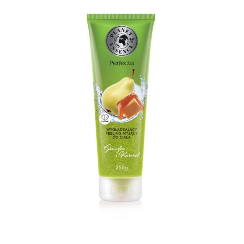 PERFECTA Planet Essence Wygładzający peeling myjący Gruszka i Karmel 250 g