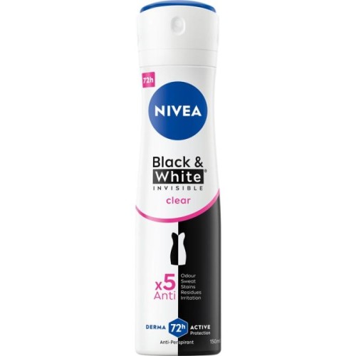 NIVEA DEO Spray damski INVISIBLE CLEAR 82237&amp;
