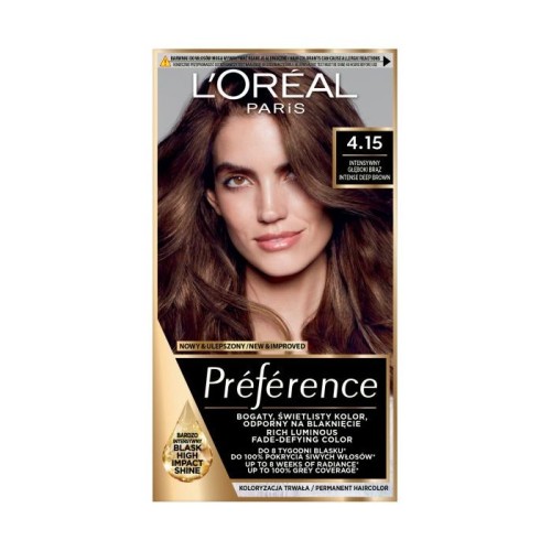LOREAL Preference Farba do włosów 4.15 Intensywny Głęboki Brąz 1 op.