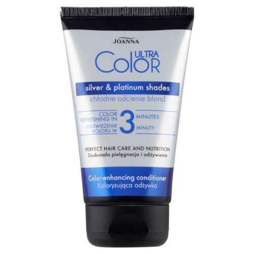 JOANNA Ultra Color Koloryzująca odżywka do włosów 3-minutowa - chłodne odcienie blond, 100 g
