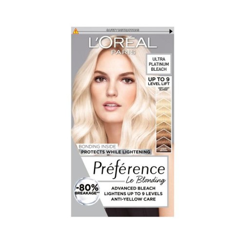 LOREAL Preference Farba do włosów Ultra Platinum Bleach 1 op.