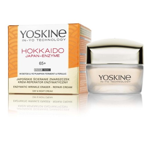 YOSKINE Hokkaido Japan-Enzyme 65+ Krem przeciwzmarszczkowy z peptydami i enzymami dyni 50 ml