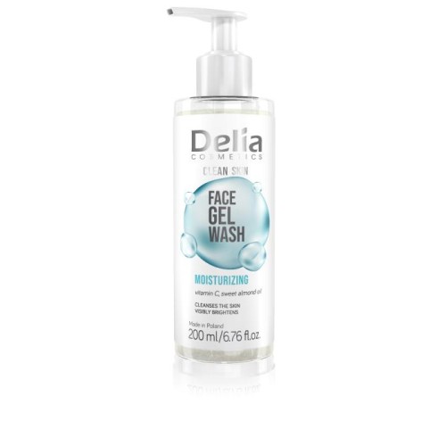 DELIA Clean Skin Żel do mycia nawilżający 200 ml