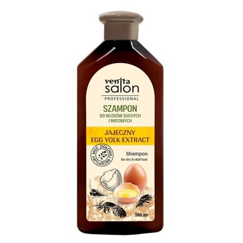 VENITA Salon Professional Szampon Jajeczny do włosów suchych i matowych 500 ml