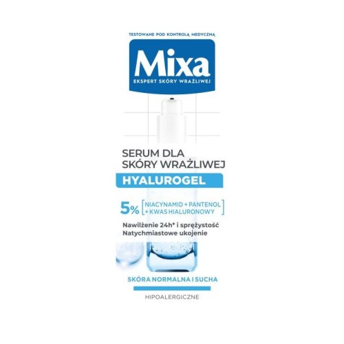 MIXA Hyalurogel Serum nawilżające do skóry normalnej i wrażliwej 30 ml