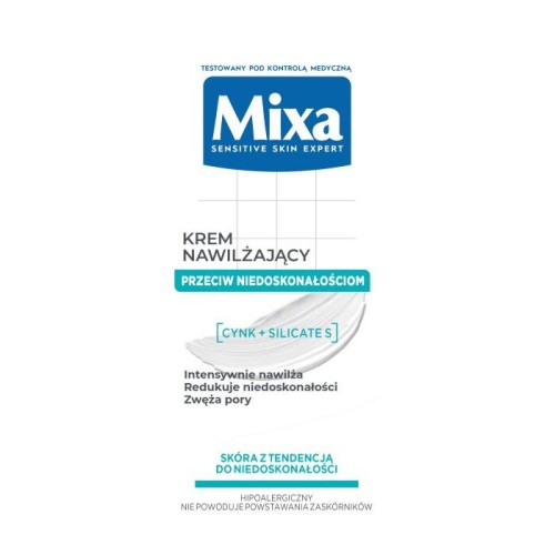 MIXA Krem nawilżający przeciw niedoskonałościom 2w1 50 ml