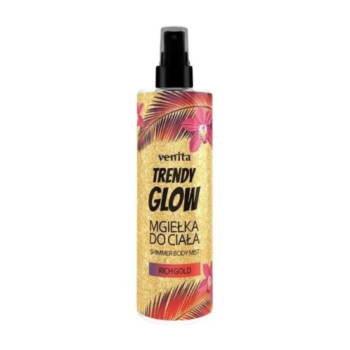 VENITA Trendy Glow Mgiełka rozświetlająca do ciała - Rich Gold 200 ml