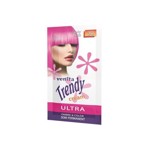 VENITA Trendy Cream Ultra Krem do koloryzacji włosów 30 Candy Pink 35 g