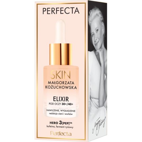 PERFECTA Skin Małgorzata Kożuchowska 30+/40+ Elixir nawilżająco-wygładzający pod oczy i na powieki 15 ml