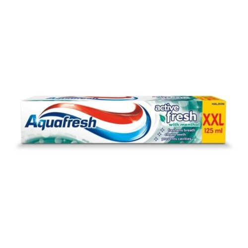 AQUAFRESH Active Fresh Pasta do zębów z mentolem 125 ml (XXL)
