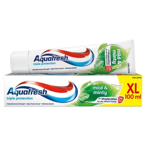 AQUAFRESH Triple Protection Pasta do zębów Mild&amp;Minty 100 ml (XL)