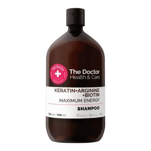 THE DOCTOR Health &amp; Care Szampon wzmacniający do włosów Keratyna + Arginina + Biotyna 946 ml