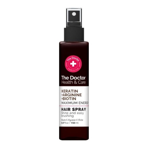 THE DOCTOR Health &amp; Care Spray do włosów "Maximum Energy" Keratyna + Arginina + Biotyna 150 ml