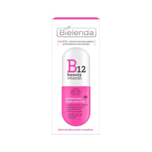BIELENDA B12 Beauty Vitamin Witaminowy krem pod oczy 15 ml