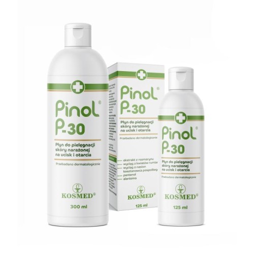 KOSMED Pinol P-30 Płyn do pielęgnacji skóry narażonej na ucisk i otarcia 125ml