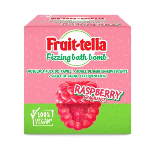 KIDS Fruittella Kula musująca - malina 165 g