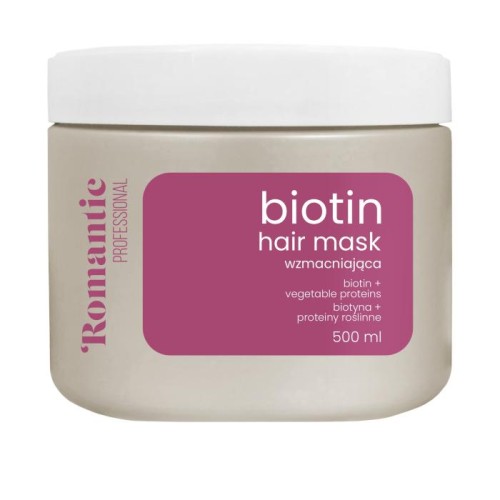 ROMANTIC Maska do włosów Biotin 500 ml