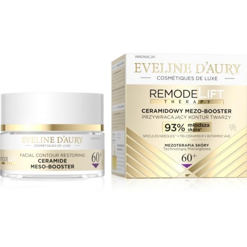 EVELINE D`AURY  Remodelift Therapy Ceramidowy Mezo-Booster przywracający kontur twarzy 60+ na dzień i noc 50 ml
