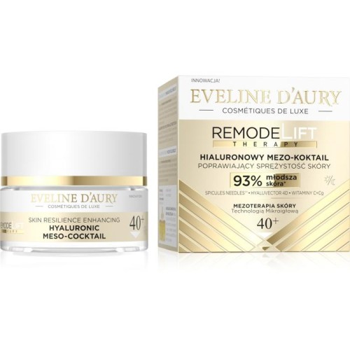 EVELINE D`AURY  Remodelift Therapy Hialuronowy Mezo-Koktajl poprawiający sprężystość skóry 40+ na dzień i noc 50 ml