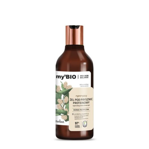 FARMONA my`Bio Regenerujący żel pod prysznic proteinowy Morwa Pacyficzna 500 ml