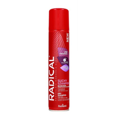 RADICAL Szampon suchy do włosów przetłuszczających się 24H Freshness 180 ml
