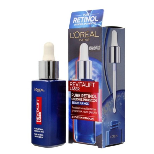 LOREAL Revitalift Laser Pure Retinol Serum na noc na głębokie zmarszczki  30 ml