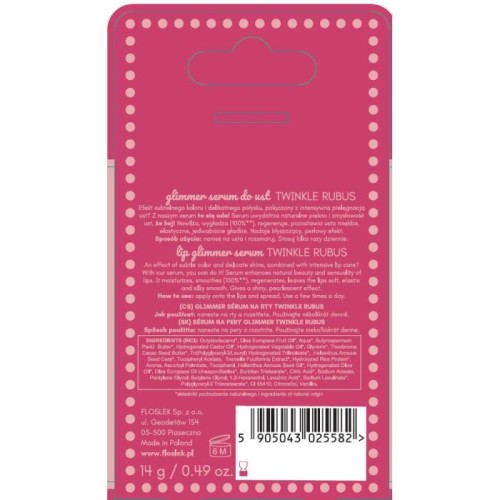 FLOSLEK Glimmer Serum do ust Twinkle Rubus 14 g