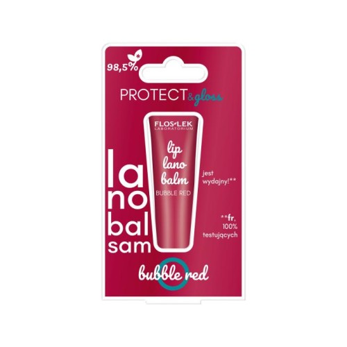 FLOSLEK Lanobalsam do ust Bubble Red 12 g