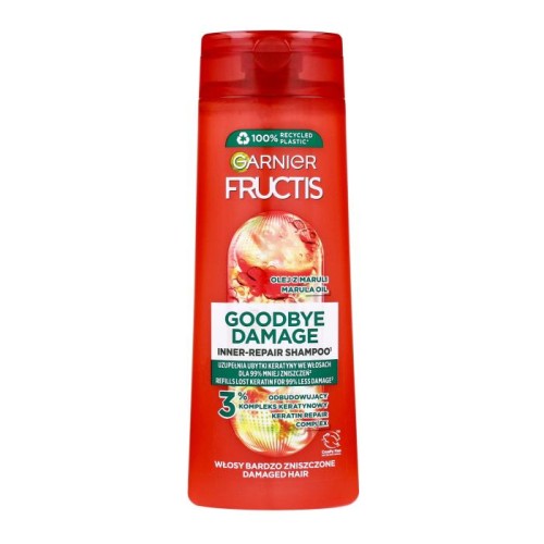 GARNIER Fructis Szampon odbudowujący do włosów bardzo zniszczonych Goodbye Damage 400 ml